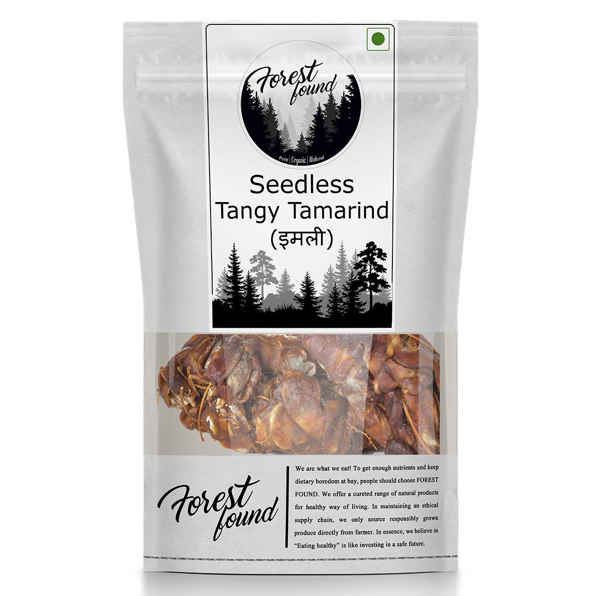 Forest Found Fresh Tamarind Seedless, Pure Imli Guda |Puli, Cintapaṇḍu (900 gram) (B08KTT33P9) Amazon Price History, Amazon Price Tracker