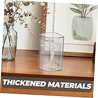 Vista 5 de Caja de exhibición de 4 piezas de artesanía para muñecas, vitrina, estuche transparente, kits de garaje, vitrinas para coleccionables, vitrina