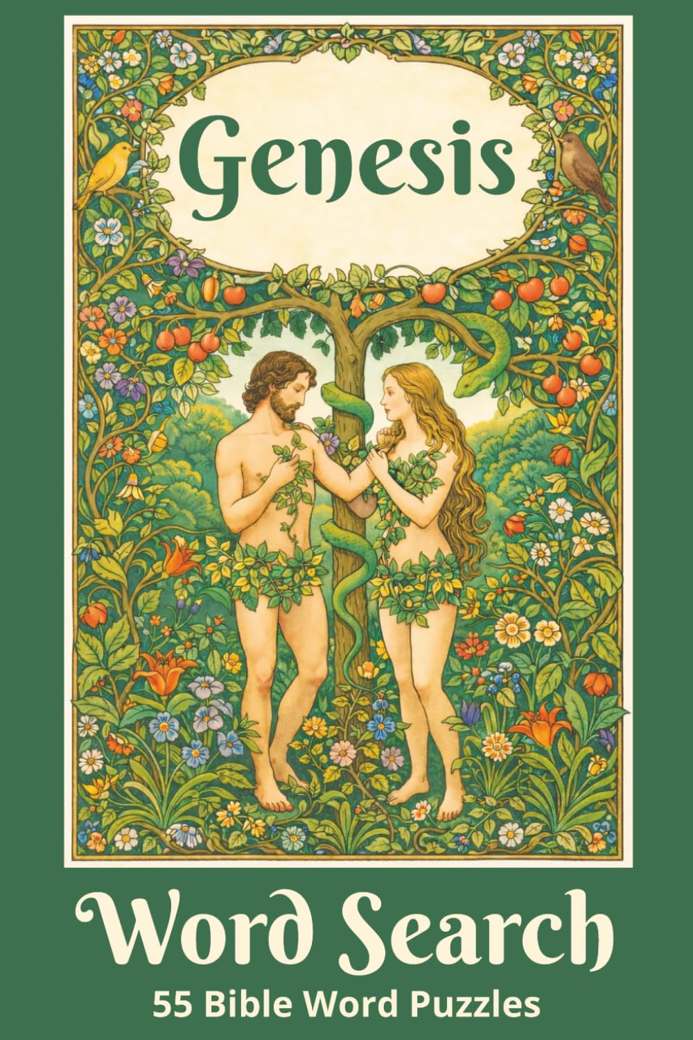 Genesis Word Search: 55 Bible Word Puzzles Inspired by the Book of Beginnings (Books of the Bible Word Search Series)