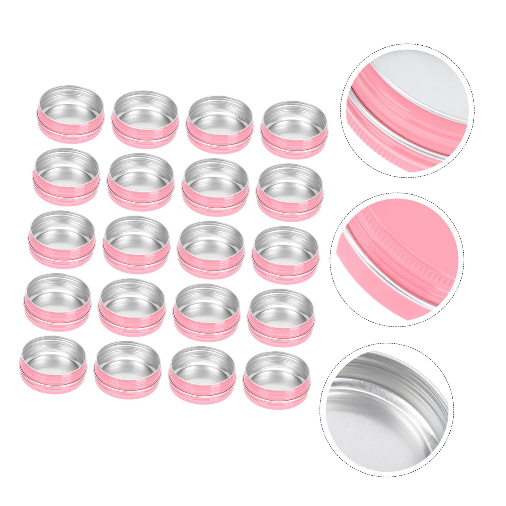 Cosmetico Contenitori Creme in Alluminio Scatola Per Cosmetici Da Viaggio Barattolo Di Conservazione in Alluminio Per Creme Da Trucco Balsami Labbra Fai Da Te