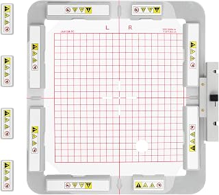 Sew Tech Magnetischer Stickrahmen für Janome Memory Craft MC 500E 550E 400E 450E Elna Expressive Machine (200 x 200 mm) – JA412MK)