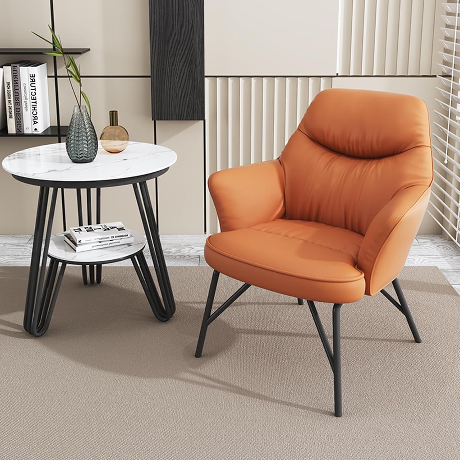 Office Reception Room Club Table and Chair Set - Small Spaces Combination Table and Chair for Business Conference Room or Negotiation, Coffee Table Set (1 Table and 2 Chairs)