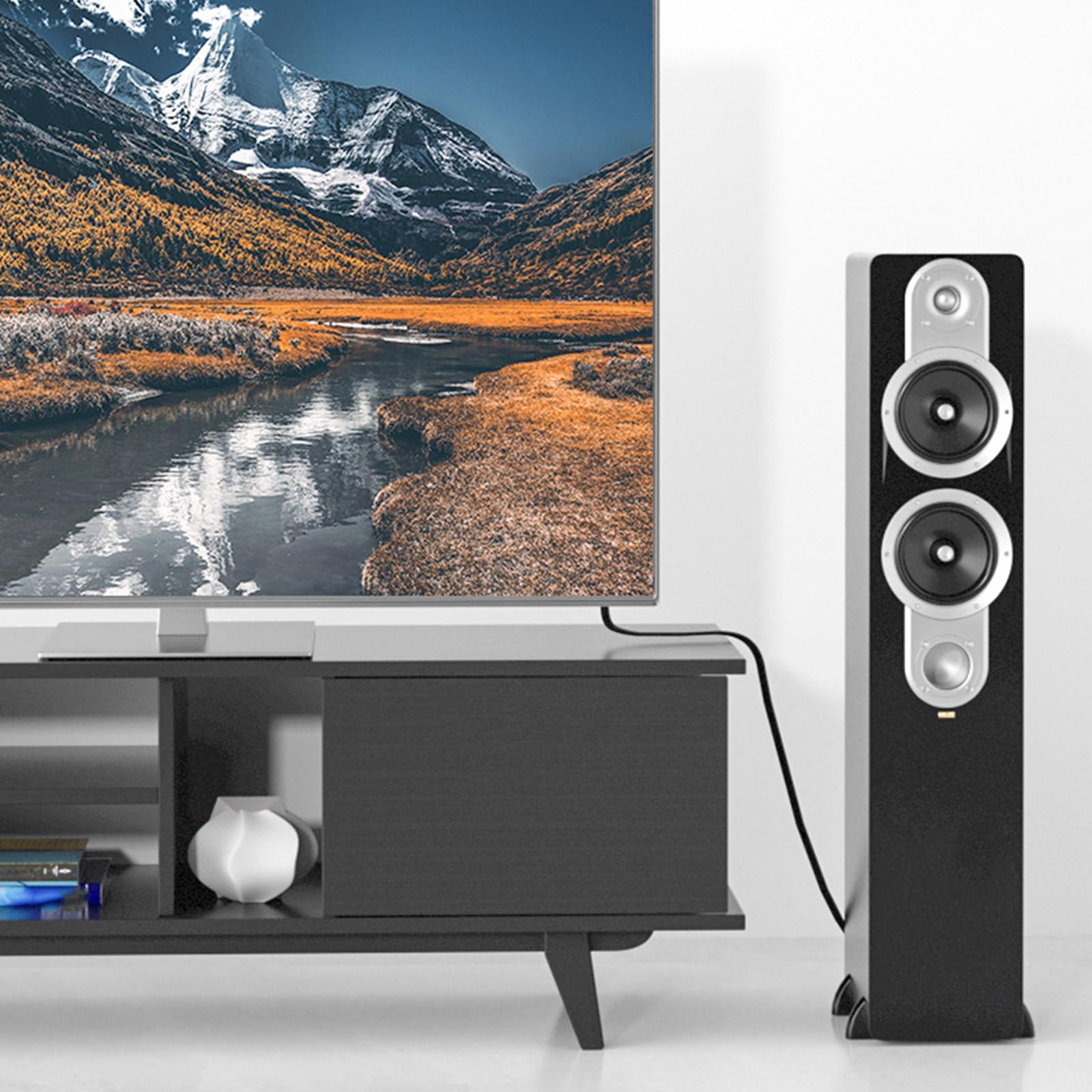 Cavo ausiliario da 3RCA maschio a 3 maschi 3RCA audio stereo subwoofer per Home Theater, HDTV, sistemi di amplificazione