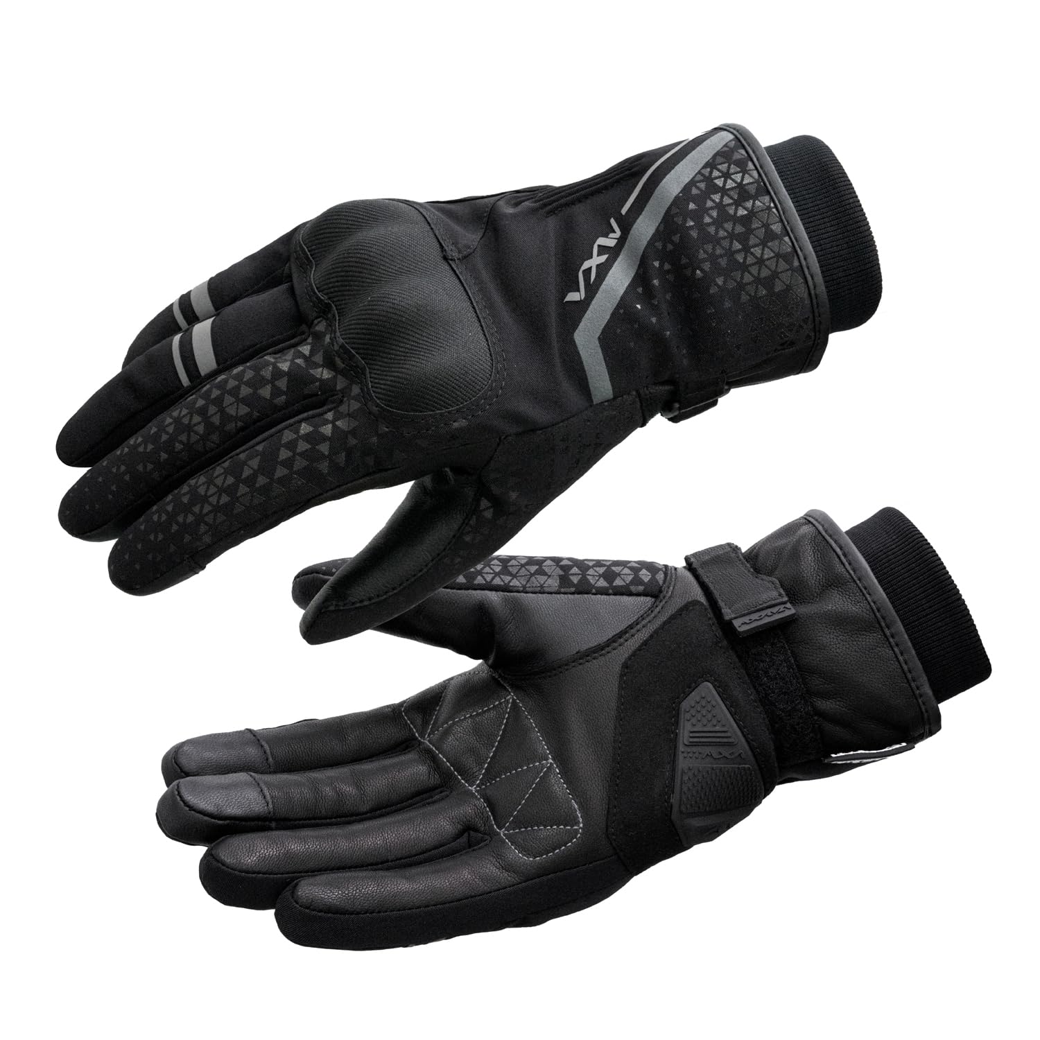 VXW Winter Motorcycle Gloves for Men - Waterproof Windproof with TPR Palm Sliders Dirt Bike ATV BMX Motocross
