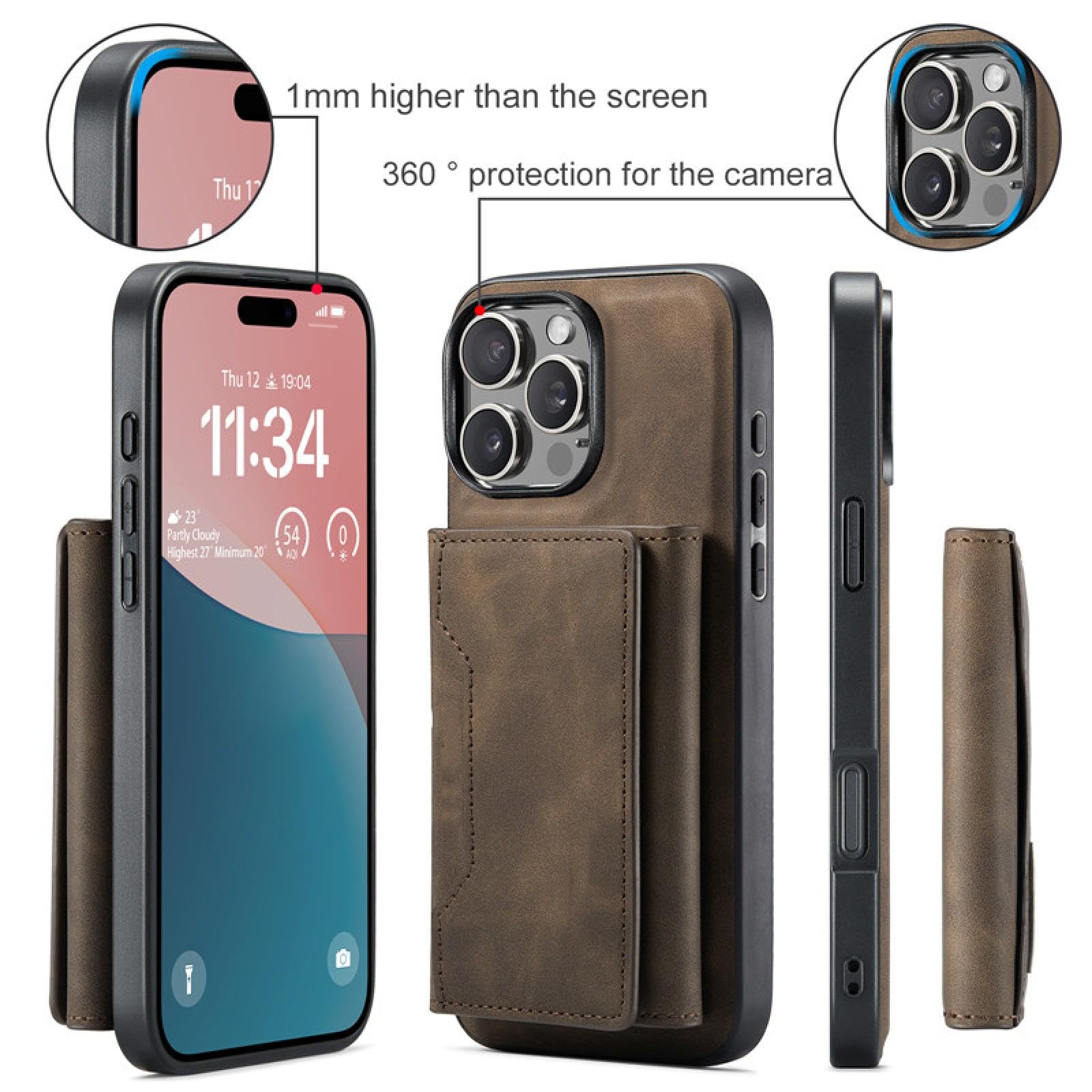 Do iPhone SE 2020 (2022) Magnetyczny skórzany portfel na kartę etui na telefon z klapką (do iPhone SE 2020 (2022)/zielony)