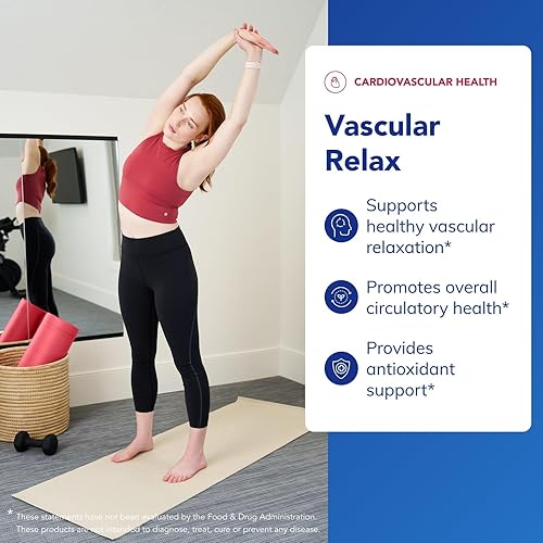 Miniatura 3 de Pure Encapsulations  Relajación vascular  Combinación hipoalergénica para una relajación vascular saludable y una salud circulatoria general  120