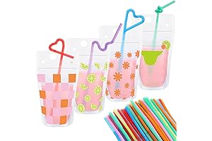 Margarita Bachelorette Party Pouches and Straws Set