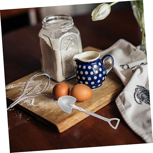 Miniatura 3 de ARTIBETTER 2 piezas de vajilla para comer en forma y degustaciones para el hogar postre de azúcar cuchara de hielo inoxidable cucharas pequeñas