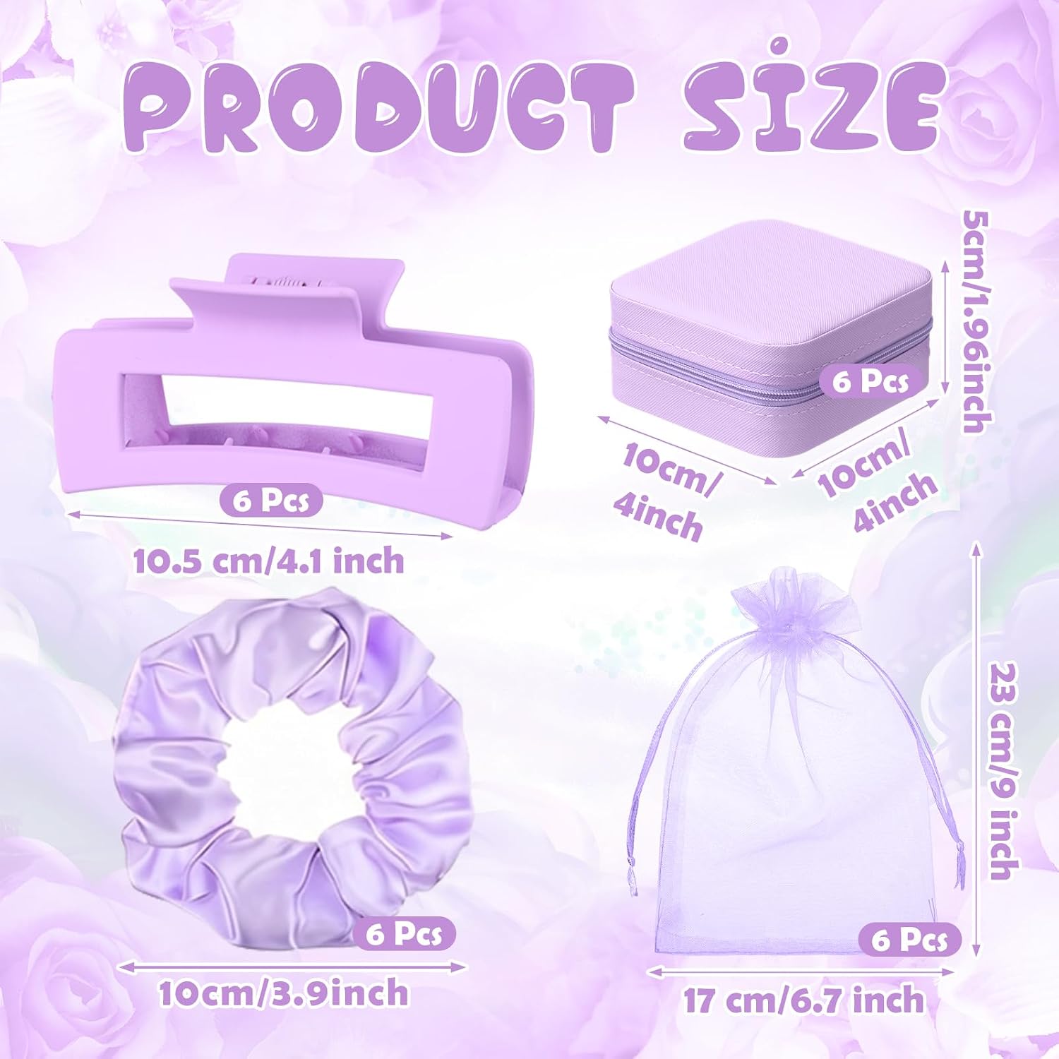 Teen Girls Birthday Party Favor Gift Set, Lavender, PU Leather image 2