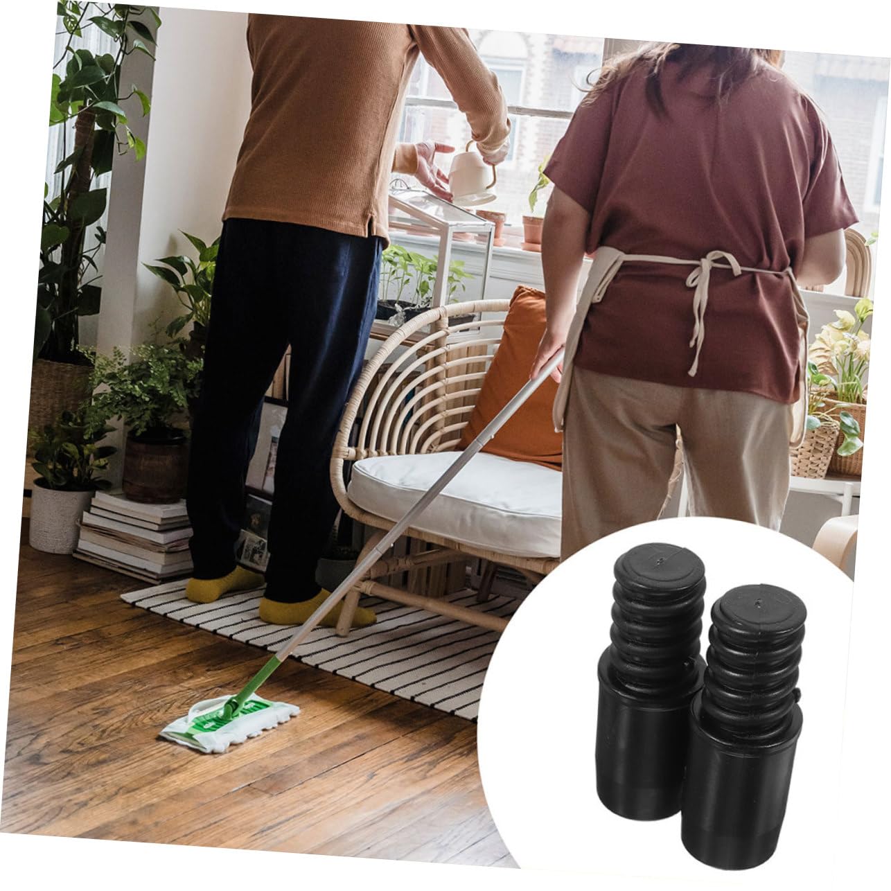 6stücke Ersatz Gewinde Spitze Für Besenstiel Stangenadapter Aus Kunststoff Kompatibel Mit Wischmopps Bürsten Und Reinigungswerkzeugen Für Haushalt Und Gewerbe