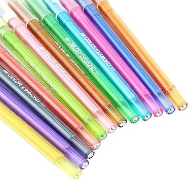12個/ロット新しいかわいい漫画カラフルなゲルペンセットKawaii韓国文房具クリエイティブギフトSchool Supplies colored gel pens