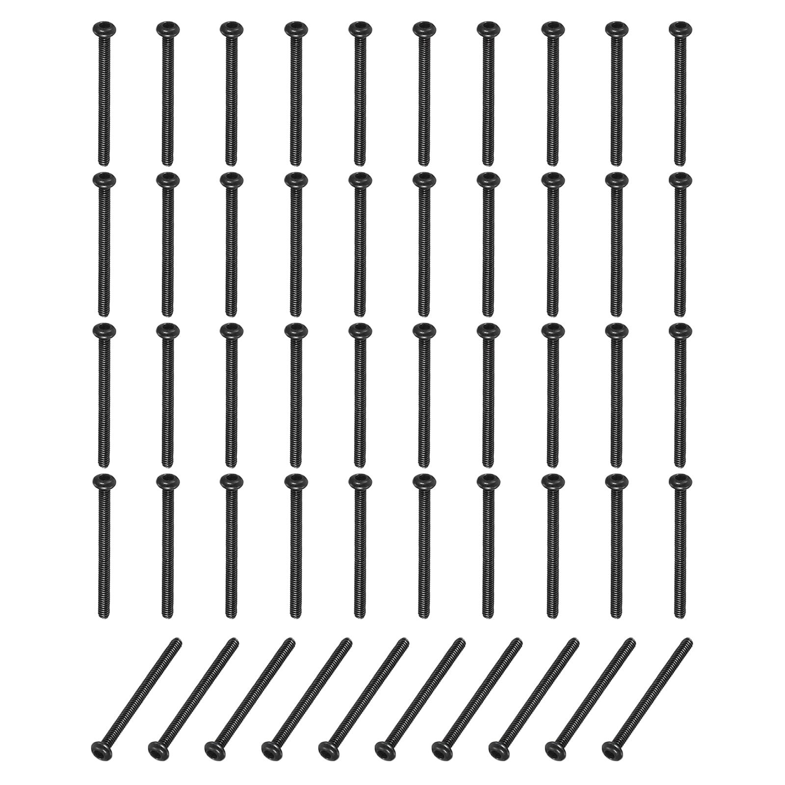 PATIKIL M2-0.4x26mm Button Head Socket Cap Bolts Screws