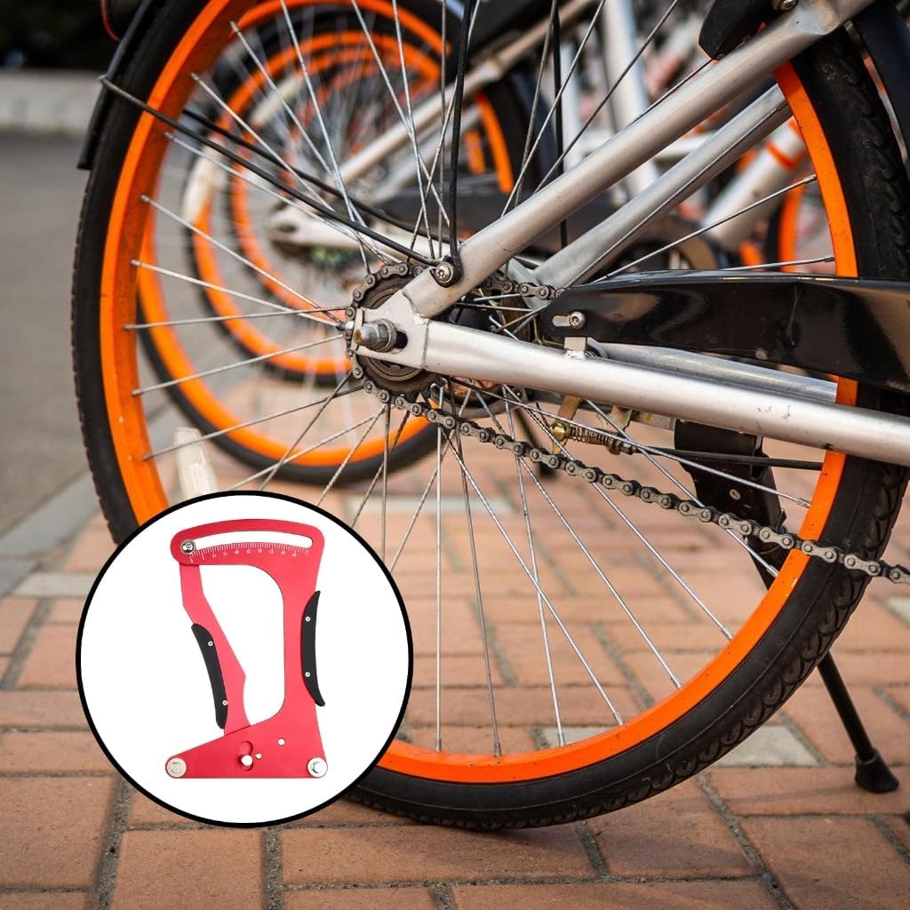 Compacts Spokes Tension Tester Multifunction Bicycles Truing Tool with Ergonomic for Wheel Maintenances