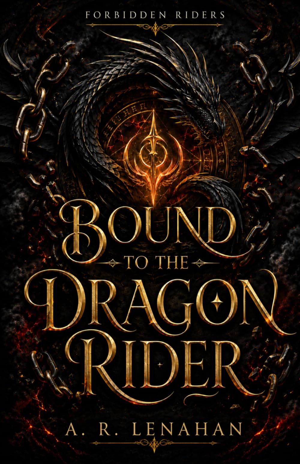 Bound to the Dragon Rider: A Dark Dragon Trials Romance (Forbidden Riders)