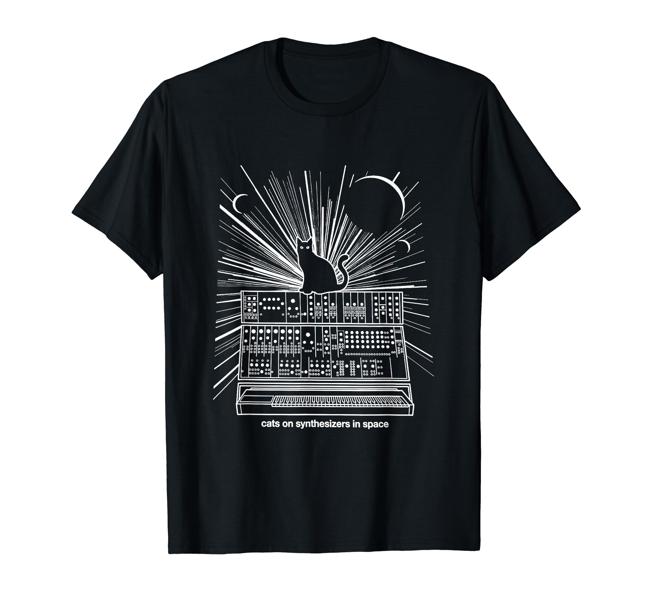 Cats On Synthesizers In Space Cat Owner Musician, Cat Lover T-Shirt