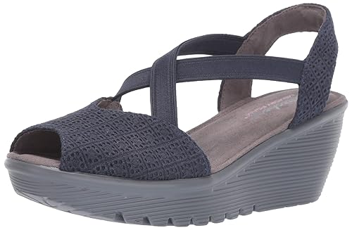 skechers peep toe sandals