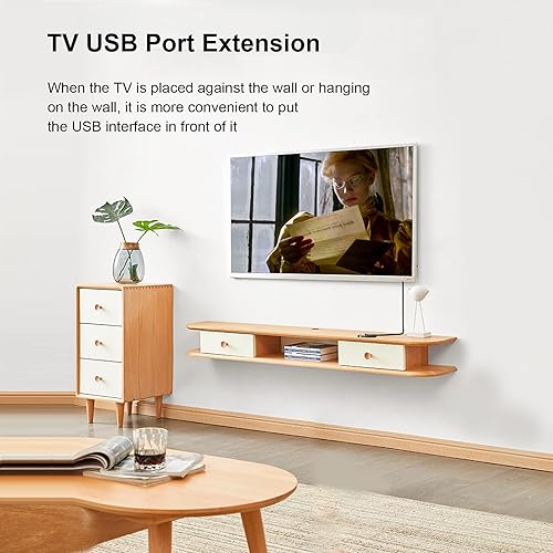 Miniatura 5 de SuperSpeed USB 3.0 Male to Female Extension Data Cable Left and Right Angle 2PCS (20CM,8IN)