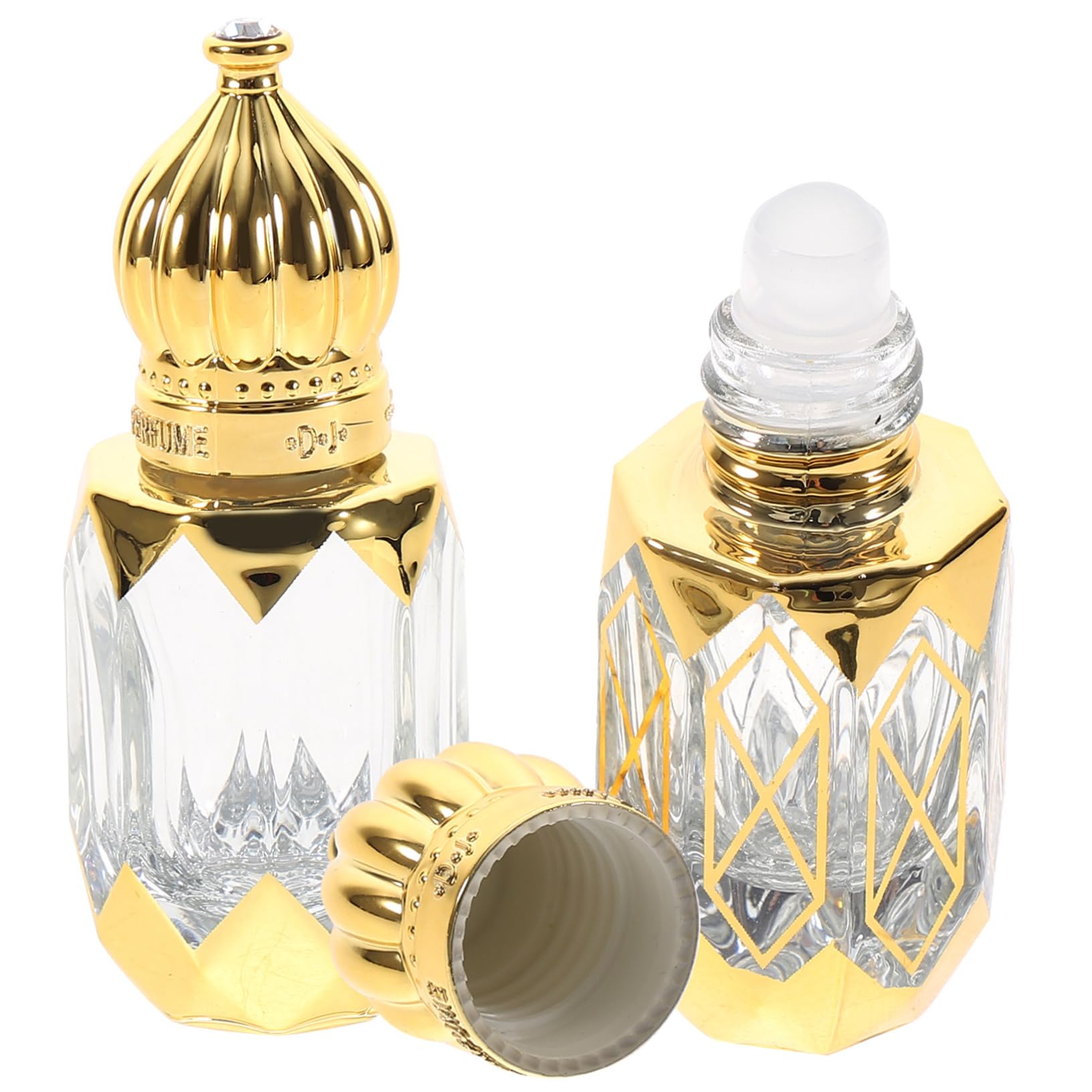 Alipis 4 Set Bottiglia Di Profumo Tascabile Refillable Perfume Bottles Essential Oil Flaconi Spray Per Oli Essenziali Bottiglie Contenitore Mini Bottiglia Da Viaggio Bicchiere 2 Pezzi * 4