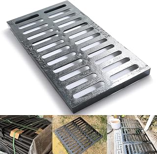 Cast Iron Drain Grate, 24 * 12 in B125 Class Outdoor Drain Cover
