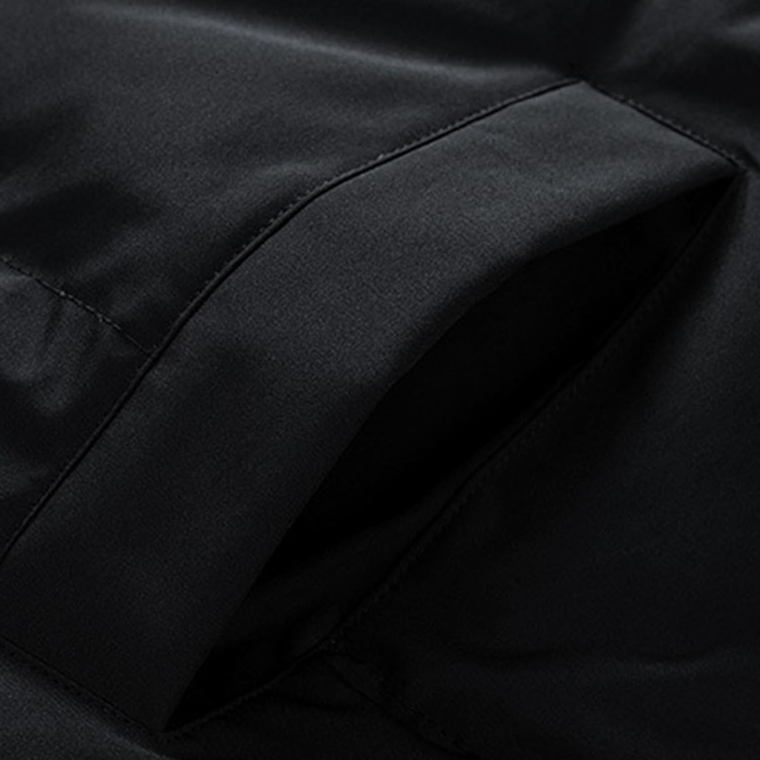 Men's Stand Collar Padded Jacket Solid Color Slim Fit Winter Warm Coat Sherpa Lined Casual Qulited Outwear