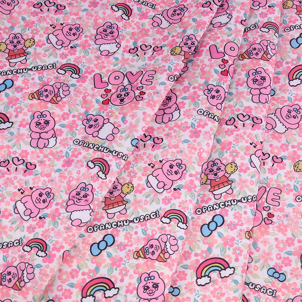 Amazon.co.jp: おぱんちゅうさぎ 生地 布 布地 切売カット diy生地