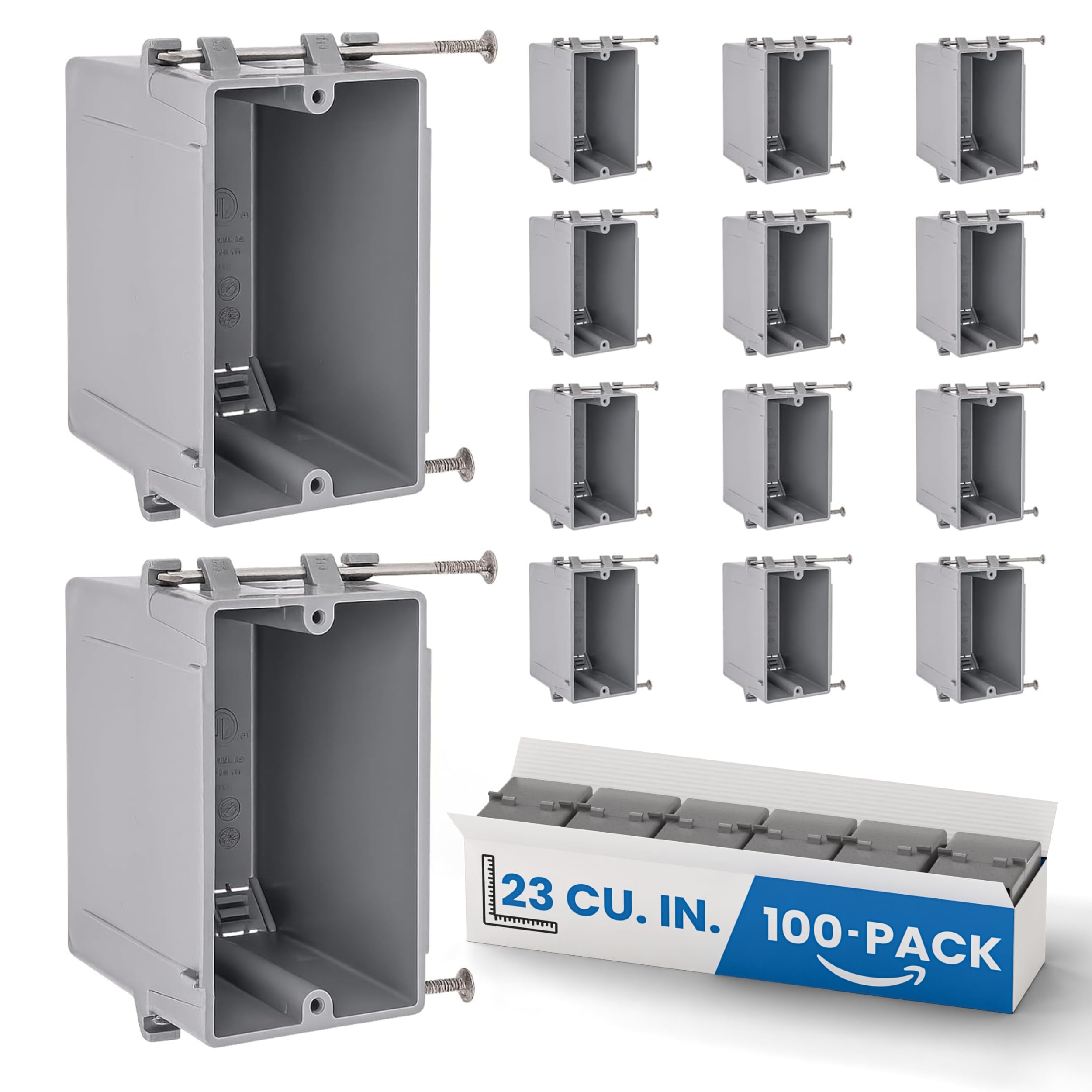 OHLECTRIC Outlet Box - 4 Pack, Fire Rated -11