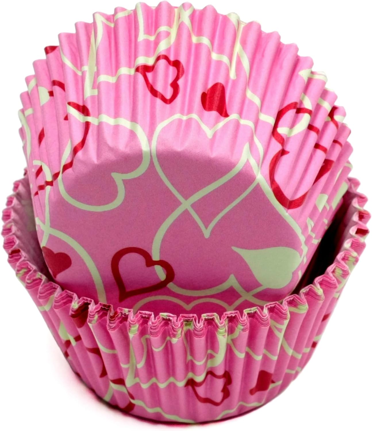 Chef Craft Paper Patterned Cupcake Liners, 50 count, Orange/Black/White