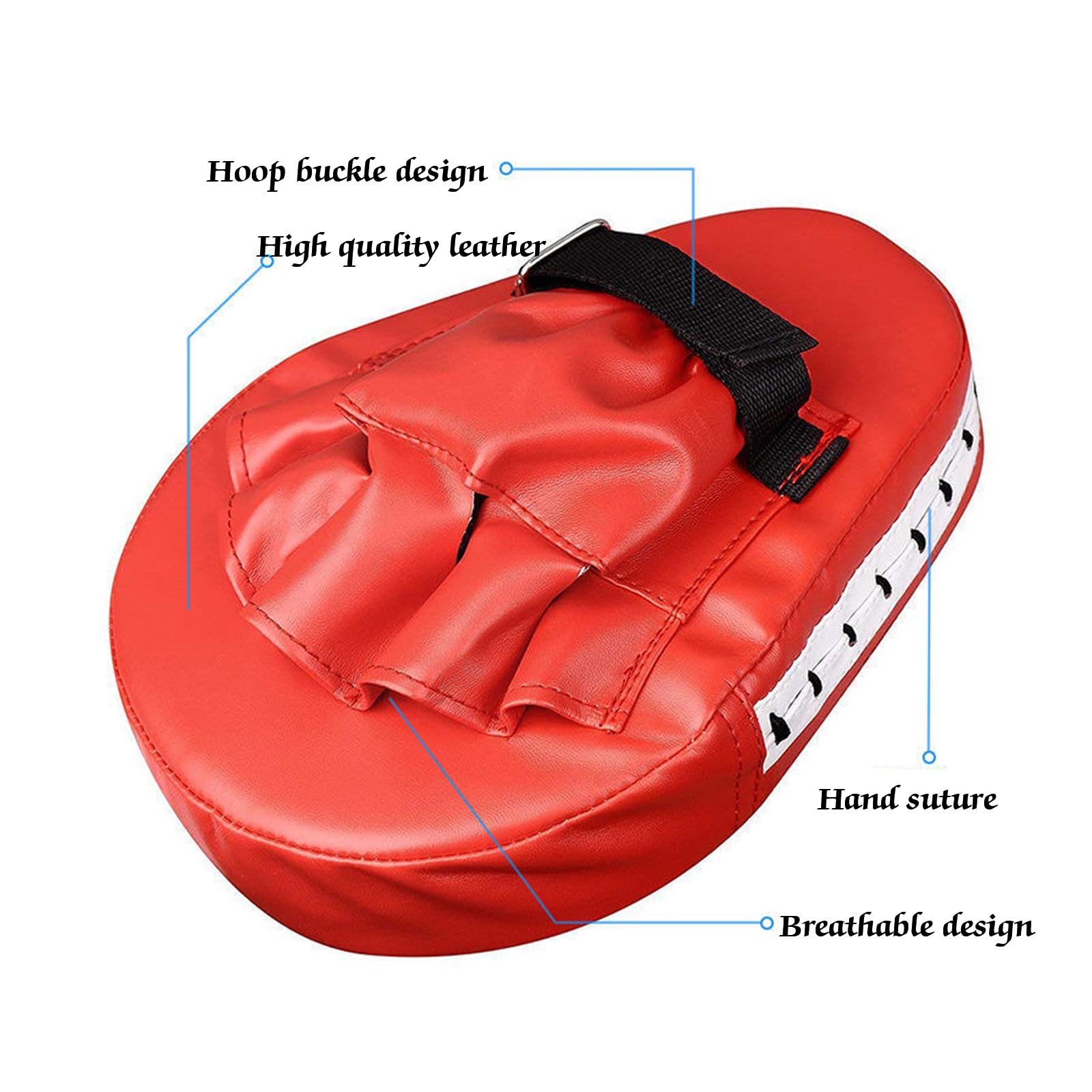 Handpratzen Boxen und 6oz Boxhandschuhe Set für Kinder, Handpratzen Boxpratzen Box Handschuhe Kinder Set mit 3 Boxen Reflexball und Boxbandage für Kick Box Training MMA Muay Thai Karate Taekwondo