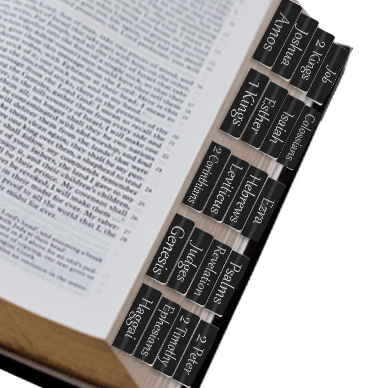 Starboling Bible Tabs,Black Reposition Laminated Bible Tabs,Bible tabs for Men,Remove & Replace Bible Index Tabs,Easy to Read and Apply Bible Tabs for
