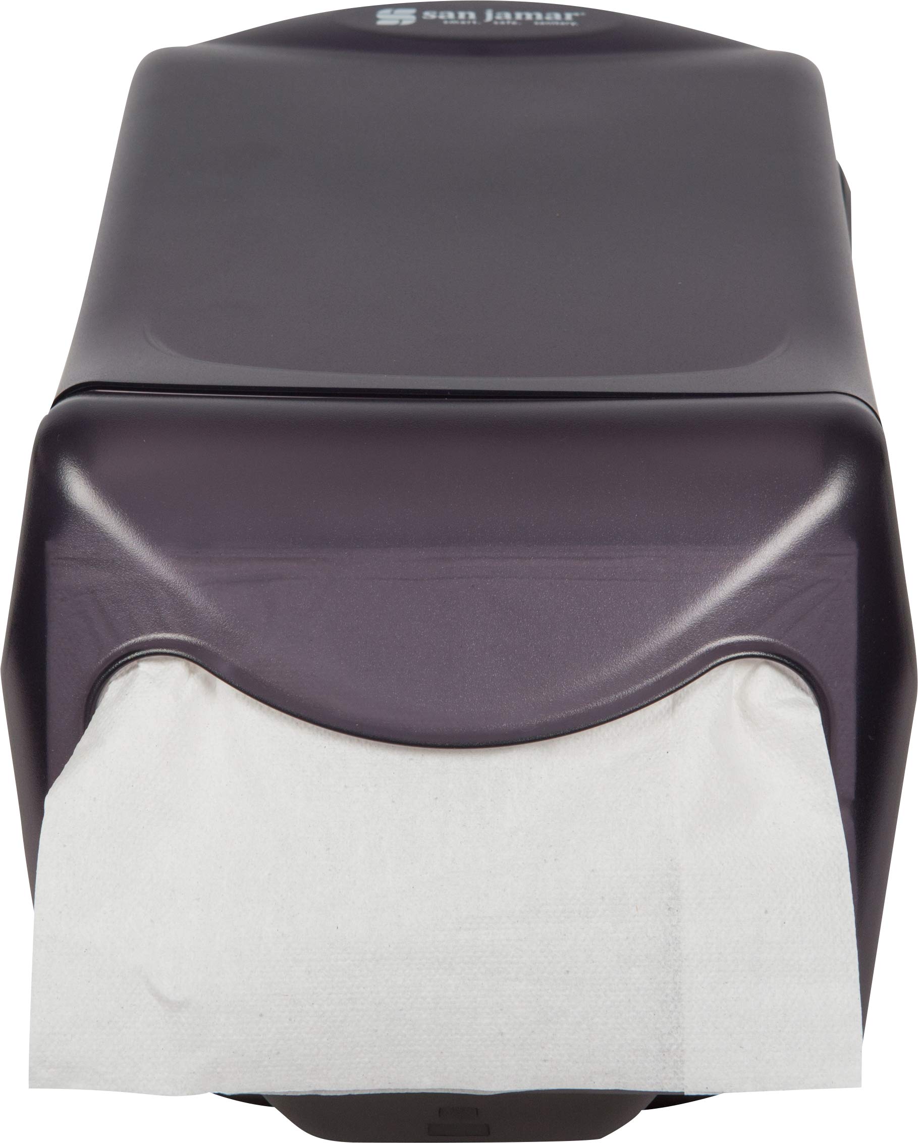 San JamarH5003 Venue Countertop Interfold Napkin Dispenser, 550 Capacity, 20.3cm Width x 7-0.6cm Height x 15-1.9cm Depth, Black Pearl
