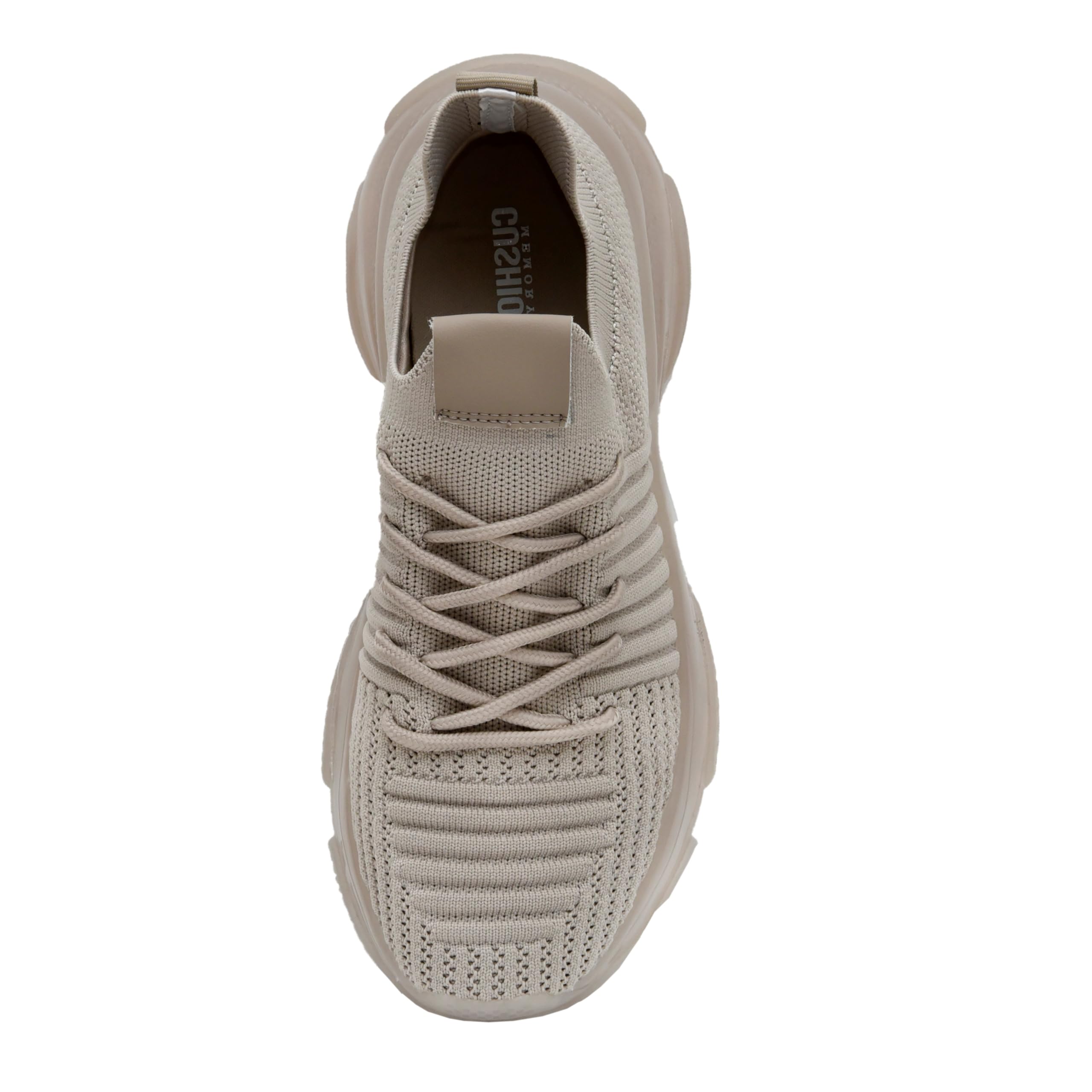 CUSHIONAIRE Women's Apolo Knit Sneaker +Memory Foam