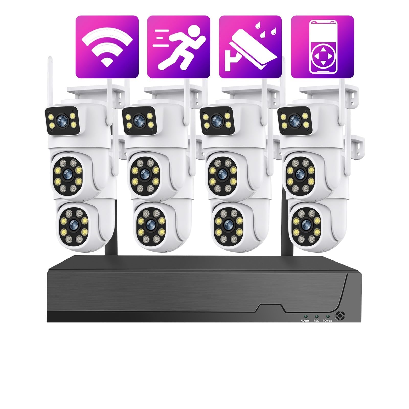 Système de vidéosurveillance PTZ 8MP CCTV