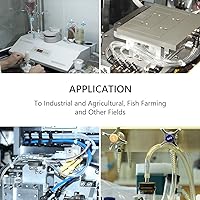 Vista 6 de Tubo de vinilo transparente, manguera de PVC para uso de baja presión, flexible, ligero, 5 pies, 10 pies, 50 pies, 100 pies de longitud