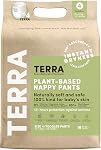 Terra Size 6 Training Pants– 85% Plant Based Pull-Up Style Diapers, Ultra-Soft & Chemical-Free for Sensitive Skin, Superior Absorbency, Perfect Overnight Diapers, for Toddlers 35+ Pounds, 12 Count
