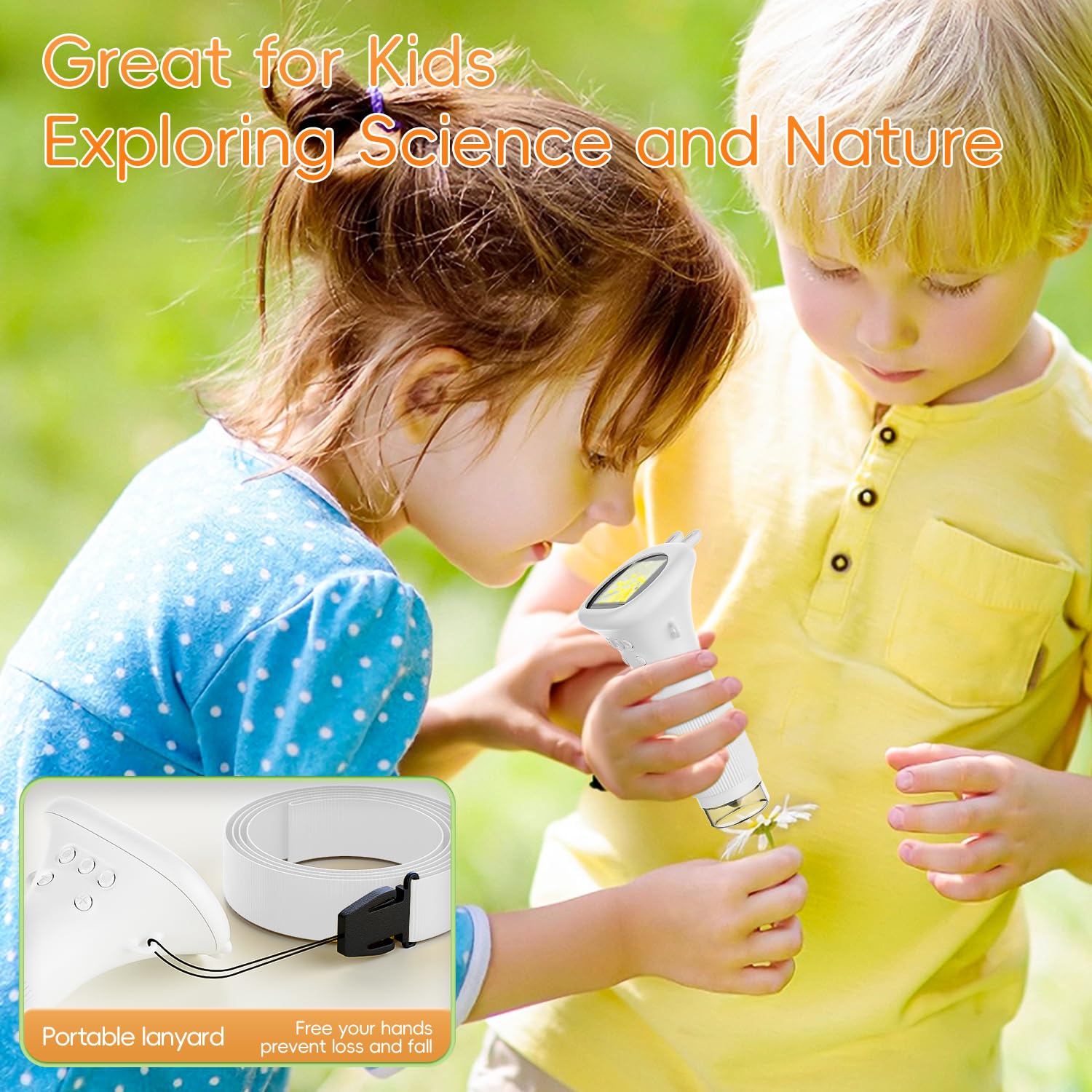 VEVOR Microscope Numérique USB Endoscope De Grossissement 50X-1000X