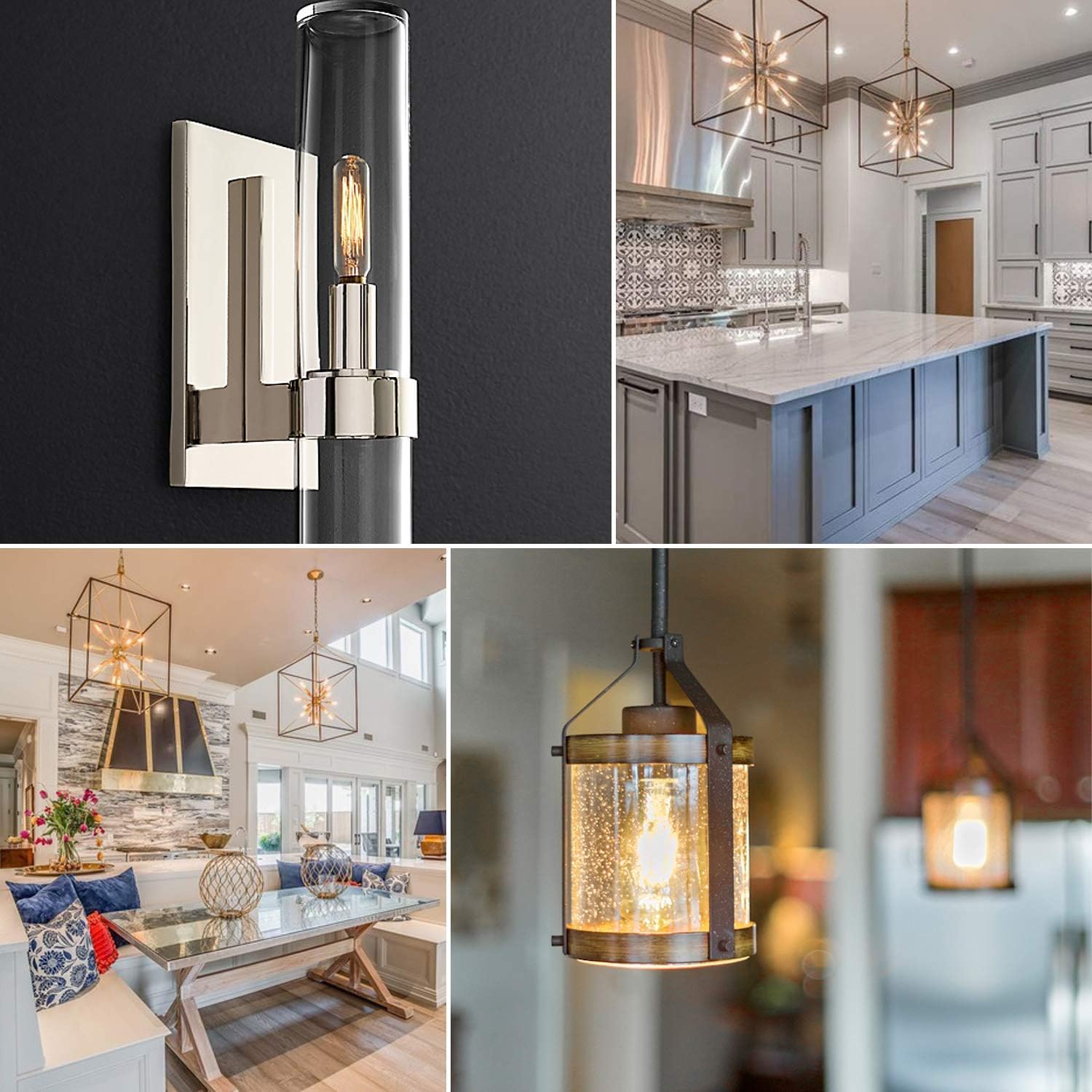 Review Discount LEOOLS T6 LED Bulb, 60W Candelabra Dimmable Chandelier Light Bulbs 2700K Warm White Clear 600lm 6W E12 Vintage LED Filament Edison Candle Bulb with Decorative, 12-Pack. (Warm White)