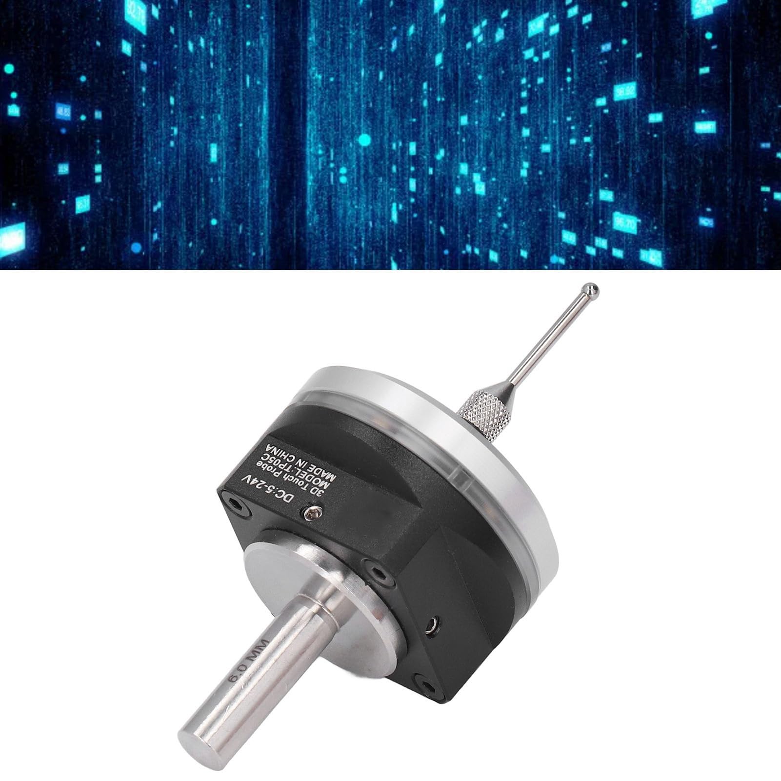 Cnc 3D Kantentaster, 3D Touch Probe Finder, Hochpräziser Kantentaster Wolfram Stahlkugel Für Cnc Ausrüstung Dc 5~24V