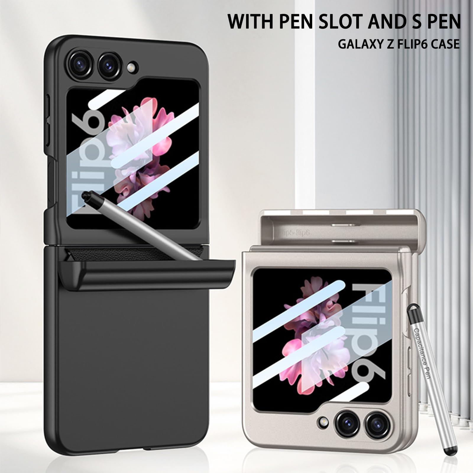 Galaxy - ※mkh※ GALAXY Flip Cover With Pen 新品 Amazon.com: NINKI for Samsung Galaxy Z Flip 6 / Flip 7 FE