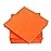 100 Pack Cocktail Napkin 2-Ply Dessert Napkins Folded 5 x 5 Inches Disposable Napkins for Dinner Wedding Birthday Party Bridal Anniversary Reception Event (100, Orange)