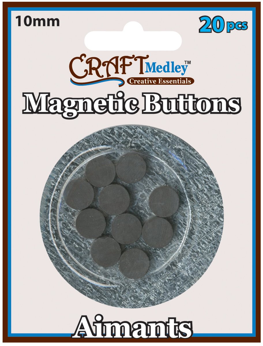Magnetic Buttons-10mm 20/Pkg