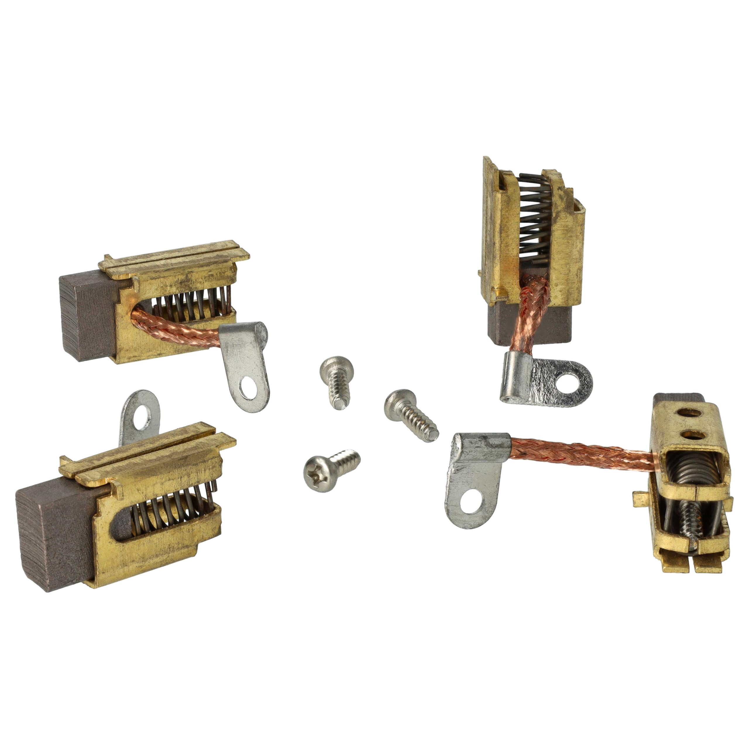 vhbw 4x Spazzola di carbone per motore 16,2 x 15,8 x 8,9 mm compatibile con Dhollandia sponda idraulica