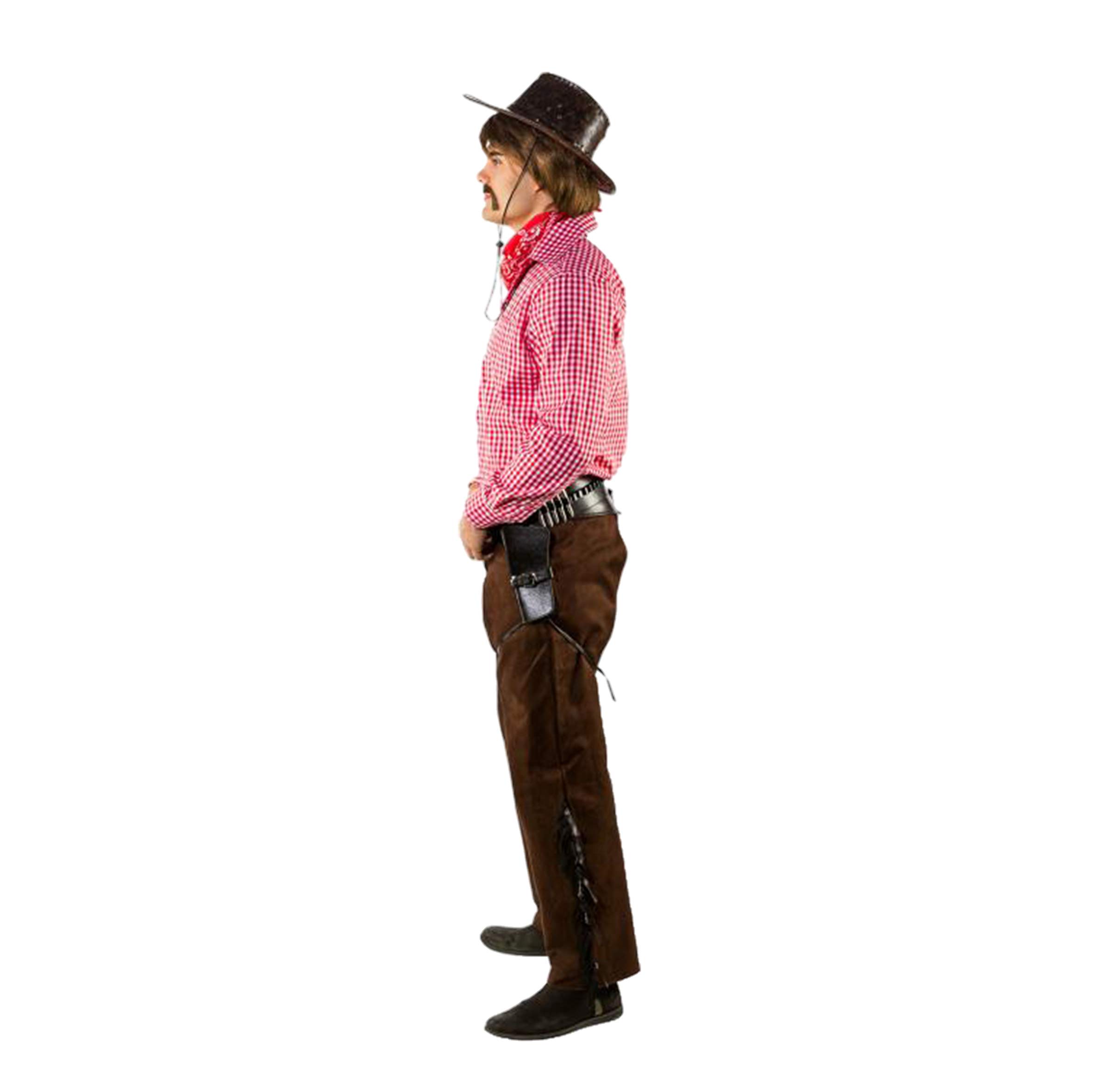 Cowboy Chaps Pelle Scamosciata Marroni Uomo