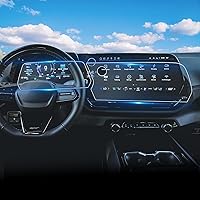 Vista 20 de Protector de pantalla para Acadia (Elevation/AT4/Denali) 2024-2025 de 15 pulgadas, pantalla táctil de vidrio templado antirreflejo, 1 panel nano