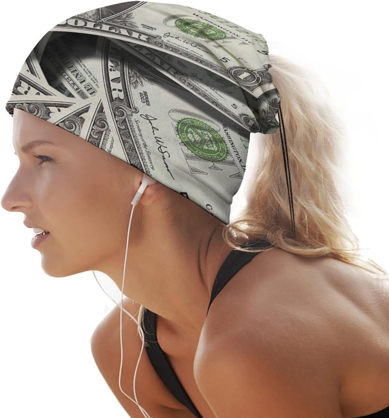 Bills Cash Dollars Neck Gaiter for Men Women Face Mask Cover Bandana Scarf Headband Headwrap Headwear