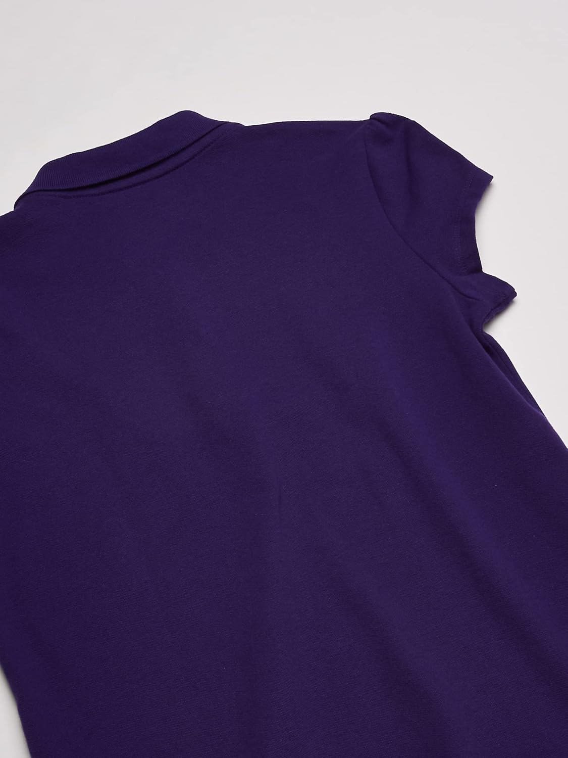 The Children's Place girls Uniform Ruffle Pique Polo Shirt, Regal Violet, 7 8 US - Image 3