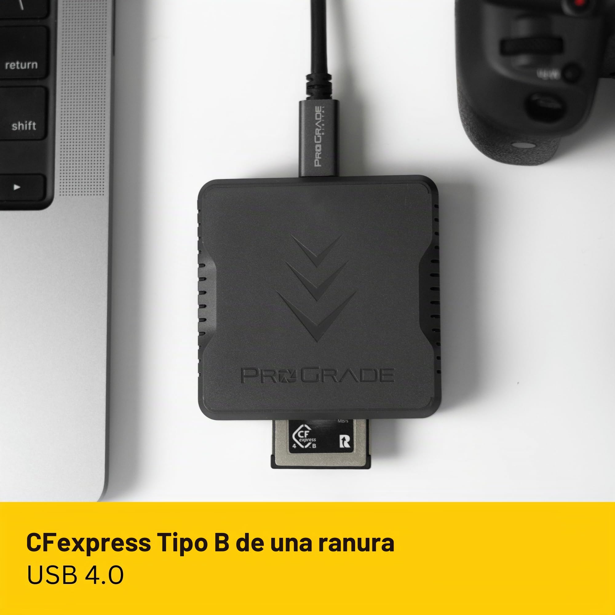 Lector de Tarjetas de Memoria CFexpress Tipo B de Ranura única de ProGrade Digital | USB 4.0