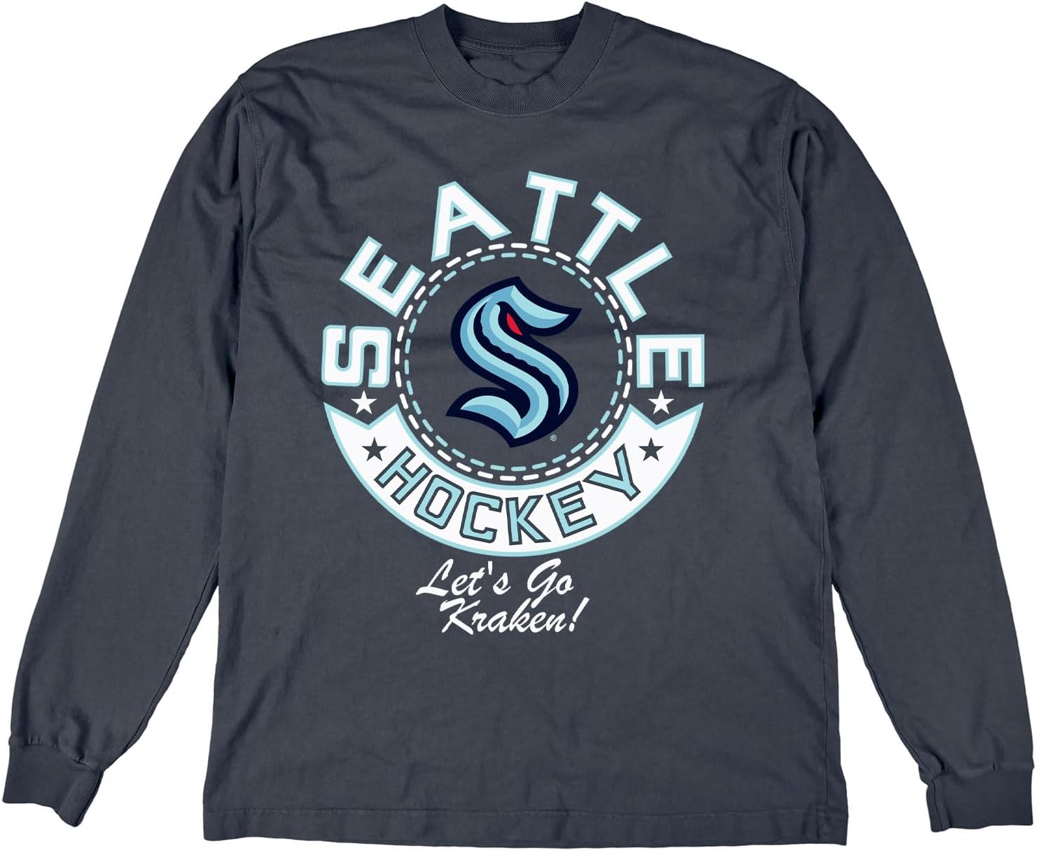 Blue 84 NHL Officially Licensed Long Sleeve T-Shirt Throwback Honor