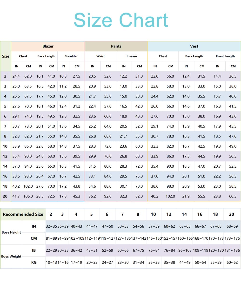 Toddler Suits for Boys Grass Green Suit Size 4T Kids Formal Tuxedo 5 Pcs Blazer Vest Pants Shirt and Tie for Wedding