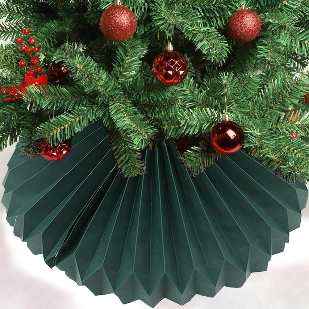 Copribase Albero di Natale Diametro 73-60 cm Bianco Decorazione Base