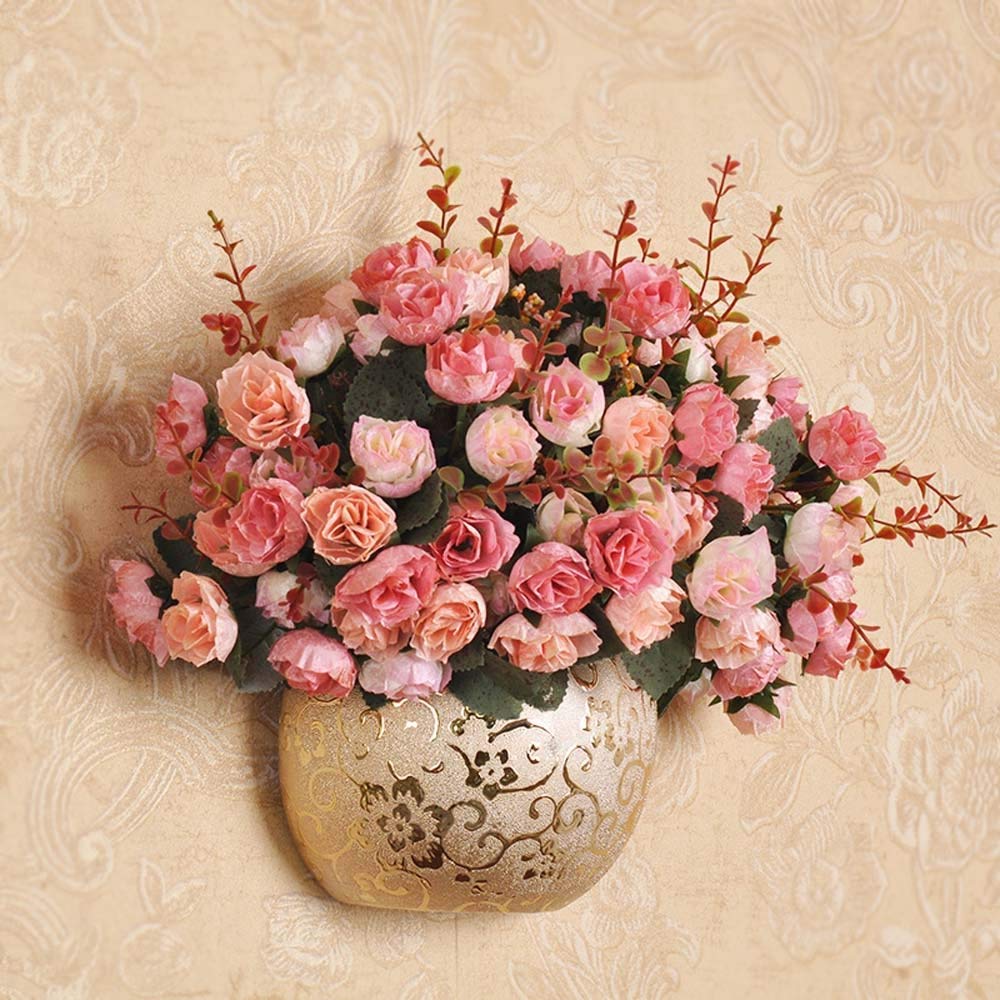 Florero pared interior MU para decorar salones oscuros y sin vida 2